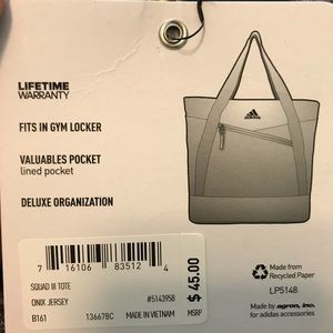 Adidas tote bag